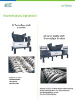 Intelligent tire recycling shredding machine overall solution-4
