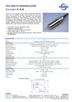Data sheet flow-captor 4114.30 - 1