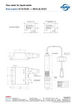 Data sheet flow-captor 4115 S101+ 4015.3x S101-2