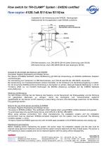 Data sheet flow-captor 4120.1xA S114/xx S110/xx - 3