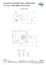 Data sheet flow-captor 4120.1xMA S113 S110 - 2