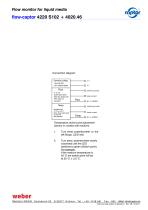 Data sheet flow-captor 4220 S102 + 4020.46 - 2