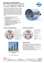 Data sheet flow-captor 4220.1xF/1xTM xx°C - 1