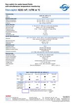Data sheet flow-captor 4220.1xF/1xTM xx°C - 2