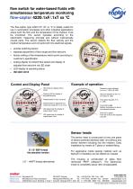 Data sheet flow-captor 4220.xxF/xxT xx°C - 1