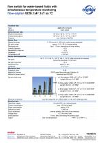 Data sheet flow-captor 4220.xxF/xxT xx°C - 2