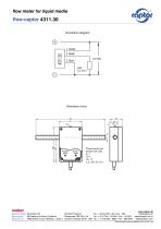 Data sheet flow-captor 4311.30 - 2