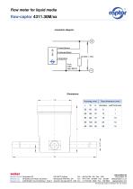 Data sheet flow-captor 4311.30M - 2