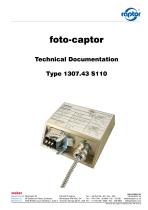 Data sheet foto- captor 1307.43 S110-1