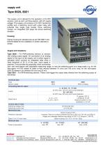 Data sheet supply unit 802x-1