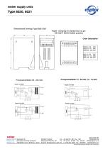 Data sheet supply unit 802x-2