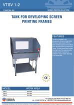 TANK FOR DEVELOPING SCREEN PRINTING FRAMES - 1