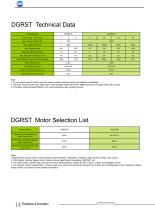 DGRST High quality long life electric cylinder Technical Data-1