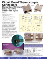 Circuit Board Thermocouple Connectors  PCC-OST-(*) and PCC-SMP-(*) - 1