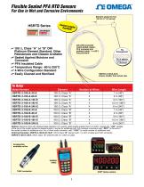 Flexible Sealed PFA RTD Sensors - 1