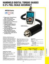 HANDHELD DIGITAL TORQUE GAUGES 0.5% FULL SCALE ACCURACY - 1