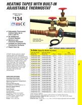 Heating Tapes with Adjustable Thermostat  HTWAT Series - 1