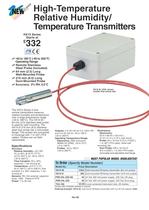 High Temperature Relative Humidity/Temperature Transmitter, with Remote Probe  HX15 Series - 1