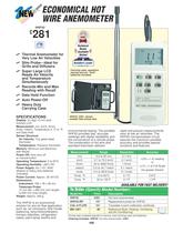 Hot Wire Anemometer   HHF42 - 1