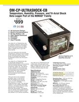 Temperature, Humidity, Pressure and Tri-Axial Shock Data Logger OM-CP-ULTRASHOCK-EB - 1