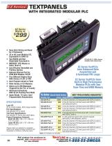 TEXTPANELS WITH INTEGRATED MODULAR PLC: EZ Series - 1