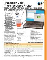 Thermocouple Probe with USB Interface and Free Recording and Logging Software - 1