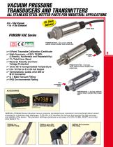 VACUUM PRESSURE TRANSDUCERS AND TRANSMITTERS - 1