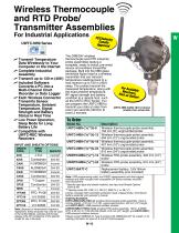 Wireless Thermocouple and RTD Probe/ Transmitter Assemblies - 1