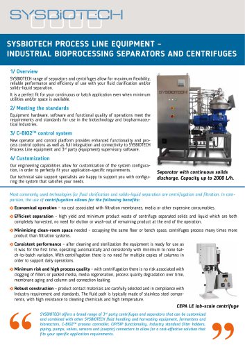 Pilot-scale Fermenters And Bioreactors - SYSBIOTECH - PDF Catalogs ...