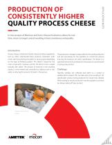 Production of Consistently Higher Quality Process Cheese-1