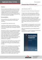 Transmission Rate of PET Bottles: Part 1 - 2