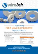 Wire Belt PEEK Drive Components - 1