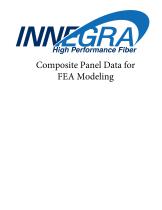 Composite Panel Data for FEA Modeling - 1
