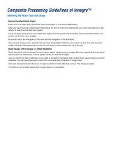 Structures and Processing Guidelines* for Innegra™ - 4