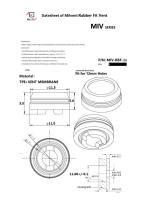 IP68 Rubber Fit Pressure Relief Vent Plug