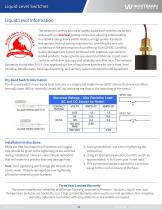 Side Mounted Kynar Plastic Liquid Level Switch - 2