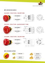 Low-profile emergency stop buttons dia.16mm - K16-3
