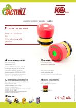 Low-profile emergency stop buttons dia.22mm - K22-1
