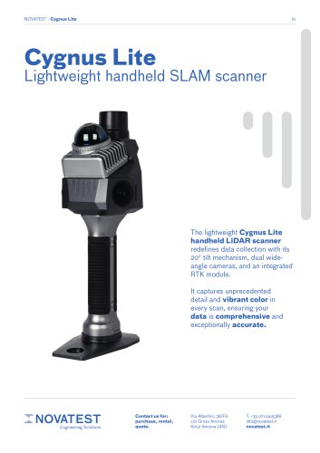 CYGNUS Lite - Technical Sheet