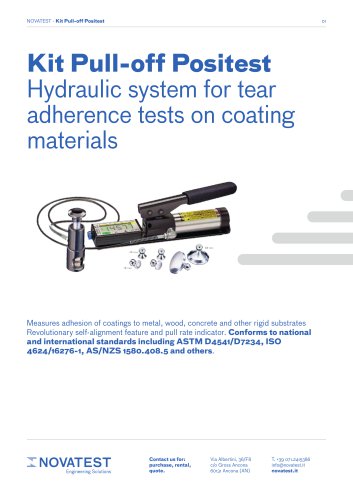 Kit Pull-off Positest - Technical Sheet
