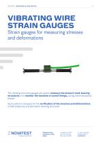 Vibrating wire strain gauges - Technical Sheet-1