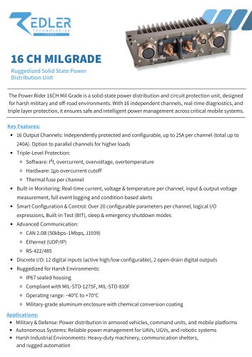 Power Rider 16CH Milgrade