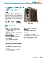DS310 - Industrial 8+2G L2 Managed Ethernet Switch | WoMaster-1