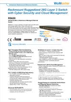 RS628 Industrial 28G L3 Rackmount Managed Ethernet Switch with Cyber Security and Cloud Management | WoMaster-1