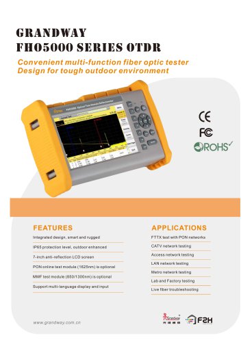 FHO5000 Series OTDR