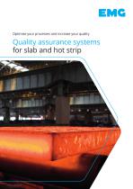 Quality assurance systems for slab and hot strip - 1