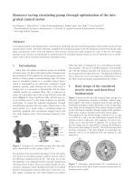 Resource-saving circulating pump through optimization of the integrated canned motor - 1