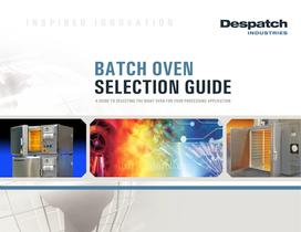 Batch Oven Selection Guide - 1