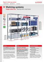 Plug-in shelving system – customisable, with high load capacity - 9