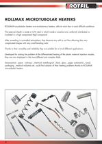 Microtubular Coil Heaters - ROLLMAX - 4